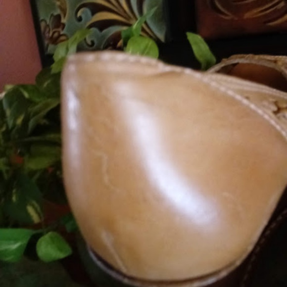 SCHUTZ LEATHER WOVEN WEDGES - Picture 5 of 8